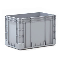Euronorm stacking bins all walls closed