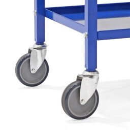 Used warehouse trolley kongamek light table top cart with 2 levels