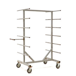 Trolleys with carrier spars warehouse trolley carrier spar trolley double-sided