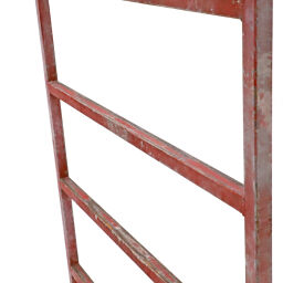 Used warehouse trolley carrier spar trolley with 6 shelves