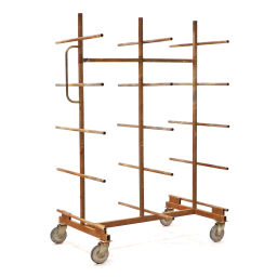 Used warehouse trolley carrier spar trolley double-sided