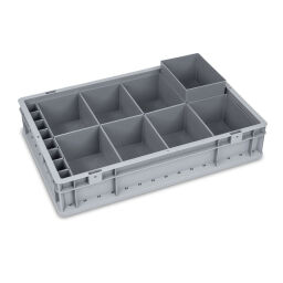Stacking box plastic accessories insert tray