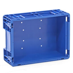 Stacking box plastic pallet tender all walls closed + lid