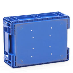 Stacking box plastic stackable all walls closed + lid