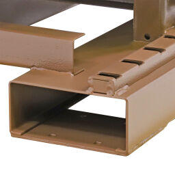 Automatic tilting automatic tilting container standard