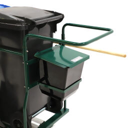 Chariot de ménage poubelles et produits de nettoyage véhicule balai complet avec accessoires