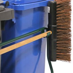 Gebruikte schoonmaakwagen afval en reiniging bezemwagen compleet met toebehoren