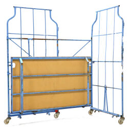 Gebruikte meubeltransportwagen rolcontainer l-frame nestbaar en stapelbaar