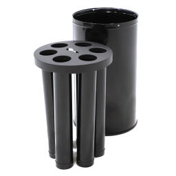 Waste bin waste and cleaning steel waste pin cup collector