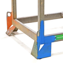 Storage pallet for construction industry stackable b-quality, with damage
