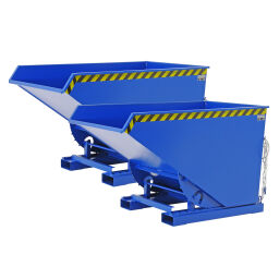 Automatic tilting automatic tilting container with sieve + draw-off tap