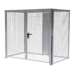 Mesh stillages full security with 2 lockable doors