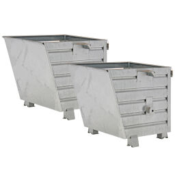 Automatic tilting automatic tilting container bunch-offer