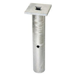Barriers safety and marking bumper protection crash protection bollard galvanized, ø 70 mm