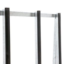 Glass rack glass transport container one-side loading
