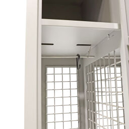 Cabinet locker cabinet 3 doors (padlock) on pedestal