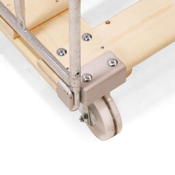 Offres de roll conteneurs roll conteneur 2-parois fond en bois avec barrières à pince