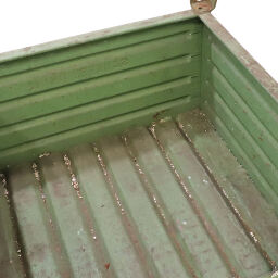 Used Stacking box steel fixed construction with front opening