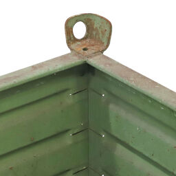Used Stacking box steel fixed construction with front opening