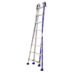 Gebruikte ladders trap reformladder 2-delig, 2x8 treden