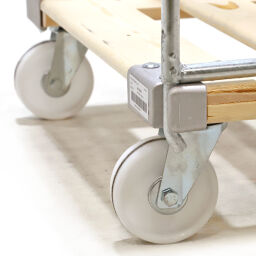 Offres de roll conteneurs roll conteneur 2-parois fond en bois avec barrières à pince