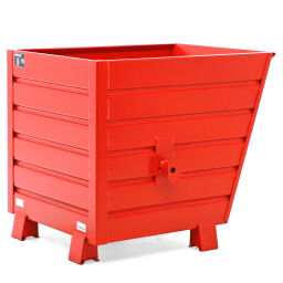 Automatic tilting tilting container automatic tilting container stackable