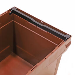 Offres boite de rangement plastique bac empilable et emboîtable avec supports d'empilage pliables