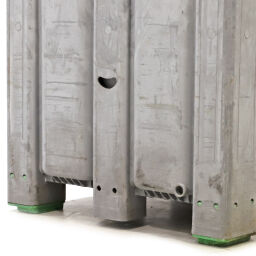 Stapelboxen kunststoff großvolumenbehälter b-qualität, mit schäden
