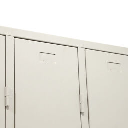 Cabinet locker cabinet 3 doors (padlock) on pedestal