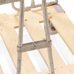 Offres de roll conteneurs roll conteneur 2-parois fond en bois avec barrières à pince