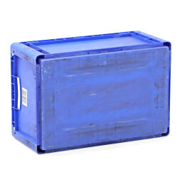 Kombi-Set: Fachbodenregal mit 18 gebrauchten Stapelboxen 600x400x270 mm