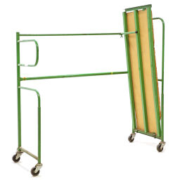 Furniture roll container roll cage nestable