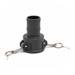 IBC container accessories Camlock coupler 2 inch - 2 inch hosebarb