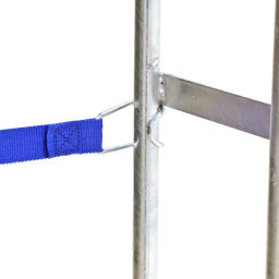 Offres de roll conteneurs roll conteneur 2-parois fond en bois avec barrières à pince