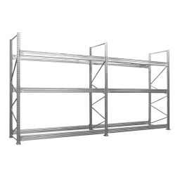 Composite racking shelving pallet rack complete with accessories