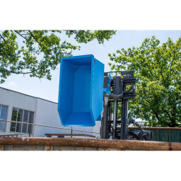 Spaandercontainer standaard bouwhoogte incl. zeef
