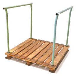 Pallet stacking frames fixed construction (not stackable) pallet included