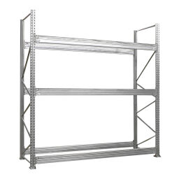Composite racking shelving pallet rack complete with accessories