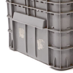 Stapelboxen kunststoff großvolumenbehälter perforierte wände und boden