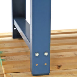 Gebruikte werktafel inpaktafel in hoogte verstelbaar zonder legbord