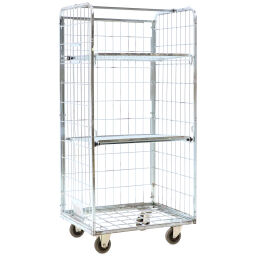 Chariot à linge Conteneur mobile pour les laveries construction compact Occasion