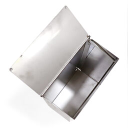 Waste bin waste and cleaning steel waste pin with inner bag holder