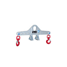 Lifting accessories crossbeam with 2 adjustable swivel hooks 200-500 mm