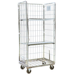Chariot à linge Conteneur mobile pour les laveries construction compact Occasion