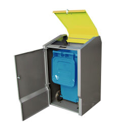 Bac poubelle poubelles et produits de nettoyage conversion pour les conteneurs à déchets de 120 litres avec accélérateur verrouillable avec ressorts à gaz