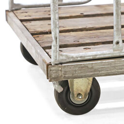 Rollwagen Gebraucht Rollbehälter 2-seitig mit Holzboden und Klemmgittern