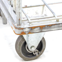 Chariot à linge Conteneur mobile pour les laveries construction compact Occasion