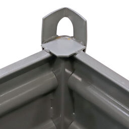 Stapelboxen stahl feste konstruktion stapelbehälter b-qualität, mit schäden