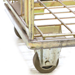 Chariot à linge roll conteneur conteneur mobile pour les laveries construction robuste/ fixe
