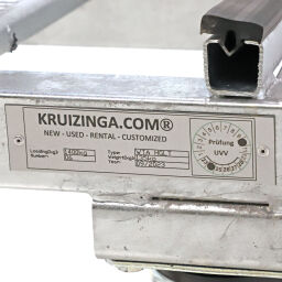 Glasbokken glas/platenwagen dubbelzijdige belading